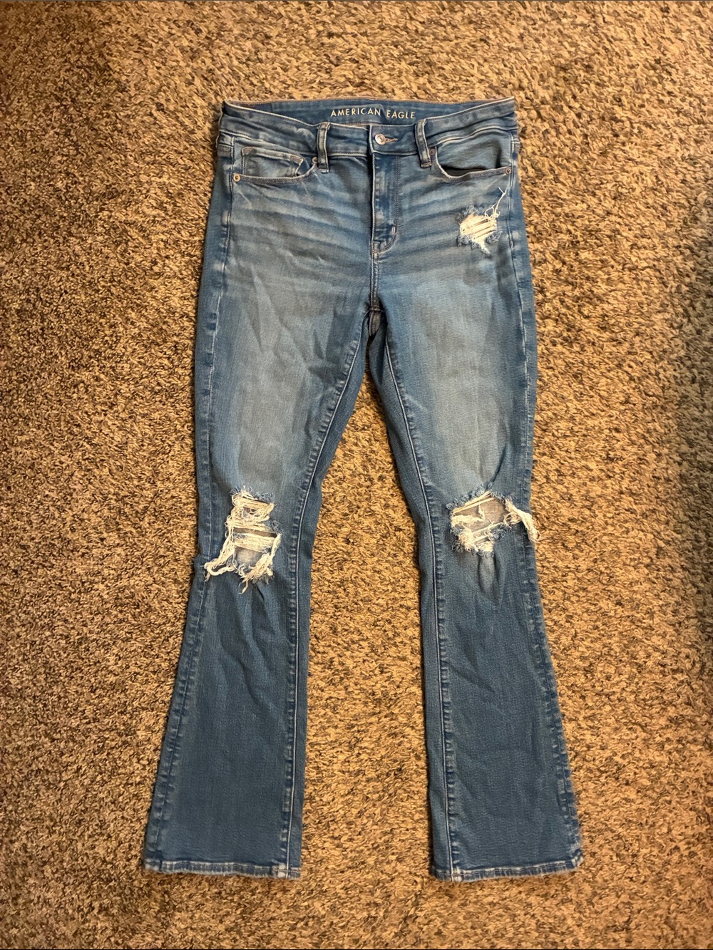 Anerican Eagle high-rise skinny kick jeans -size 8
